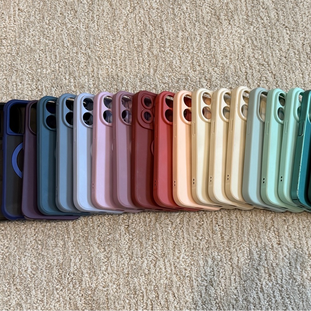 Stylish Multi-Color Phone Case Set